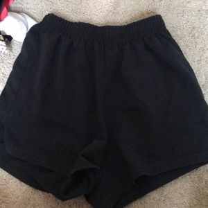 Black soffe shorts